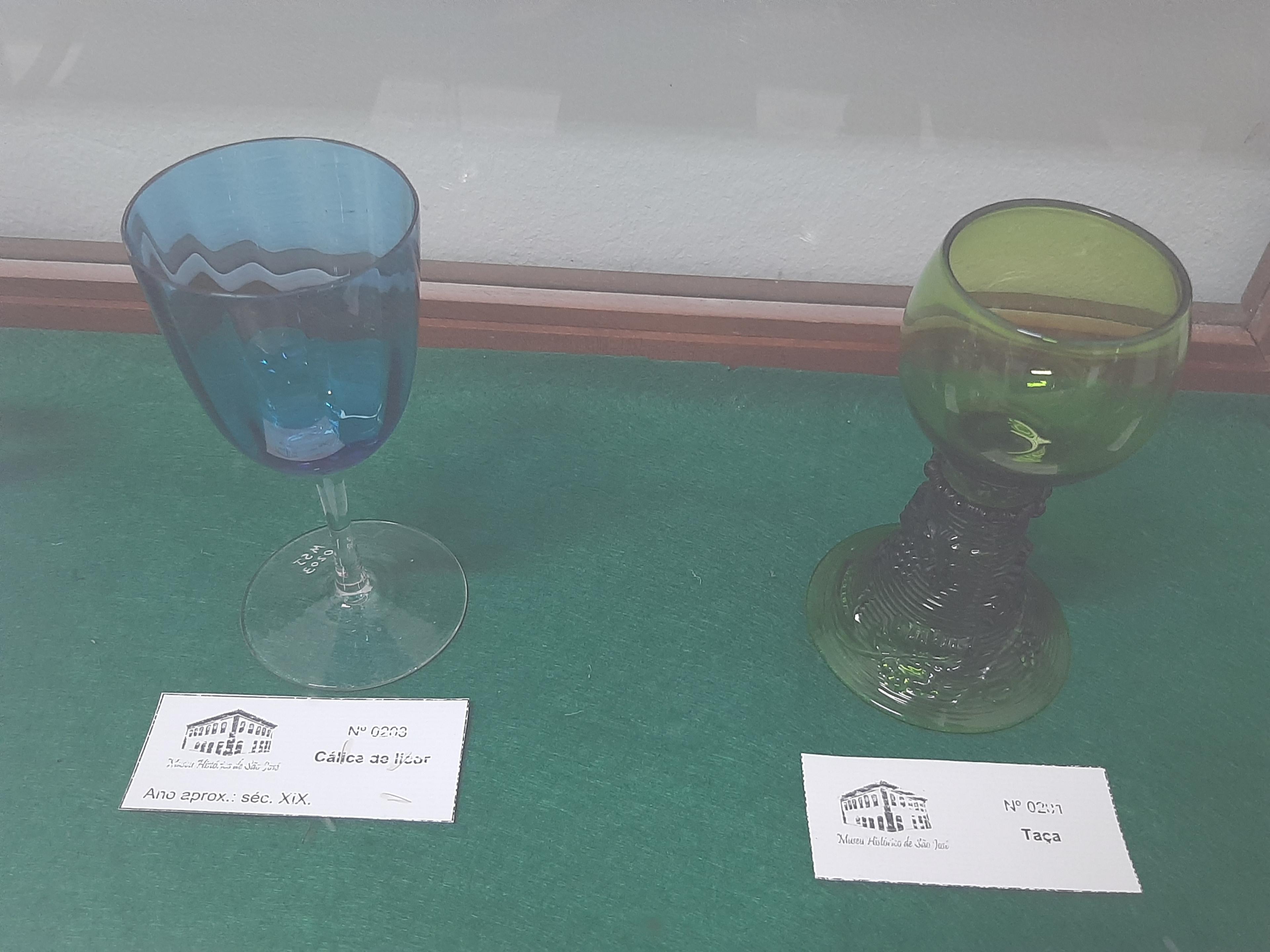 Cálice de Licor
Sala 04
Nº 0203
Ano: aprox. séc XIX

Taça
Sala 04
Nº 0201